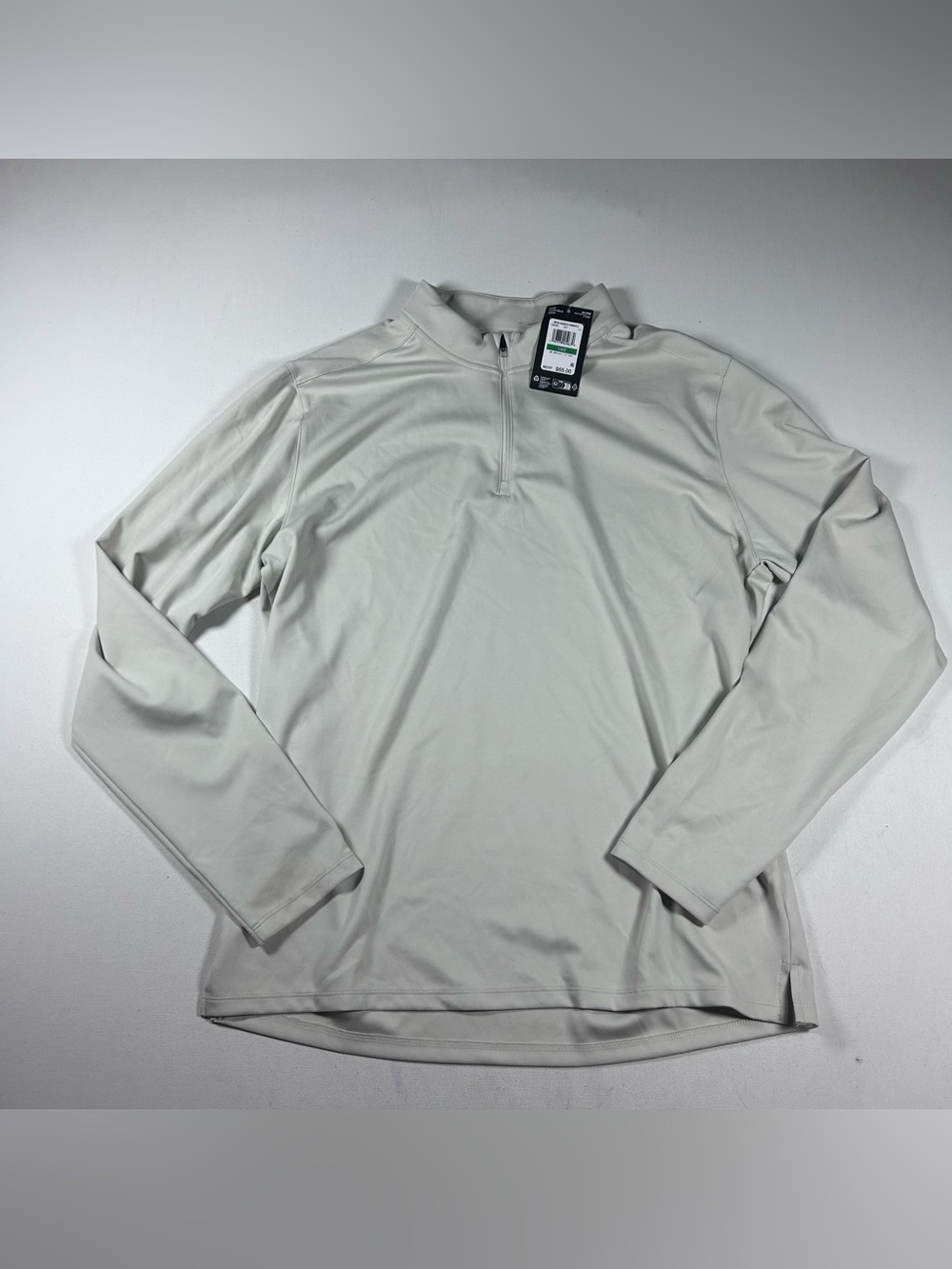 NWT UNDER ARMOUR Men’s UA Motion 1/4 Zip Shirt Grey Size L $65